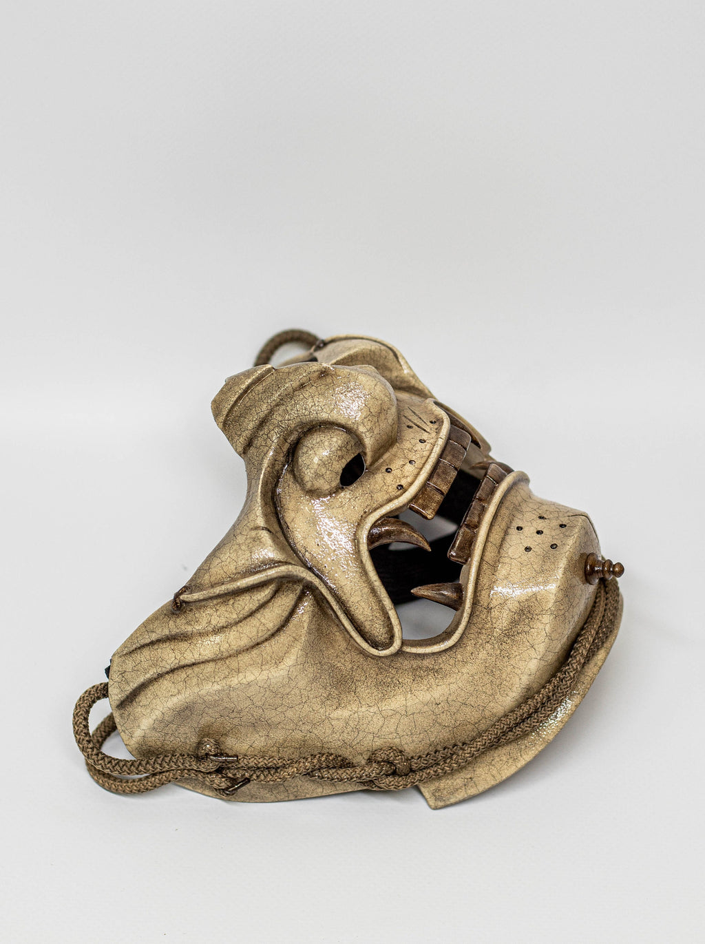 Ghost of Tsushima mask Crackle shape. Demon Menpo mask