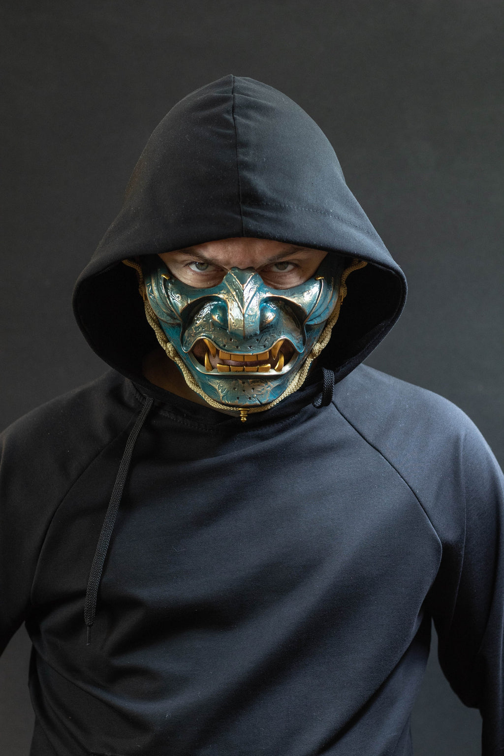 Ghost of Tsushima Samurai mask Bronze finish.