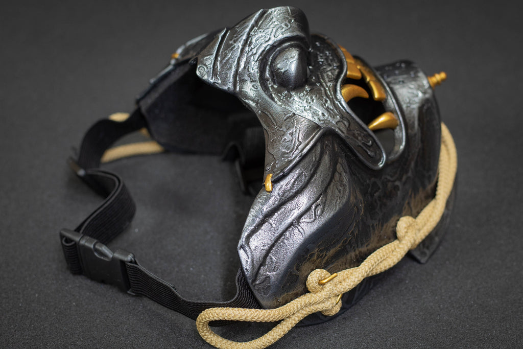 Ghost of Tsushima mask . Menpo Demon Mask
