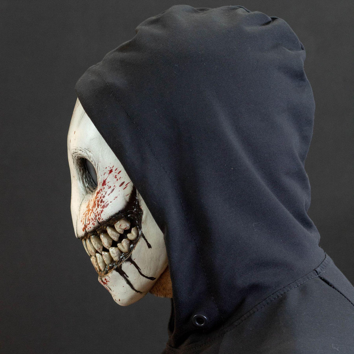 Smile mask with blood splatters for helloween or cosplay also great gift