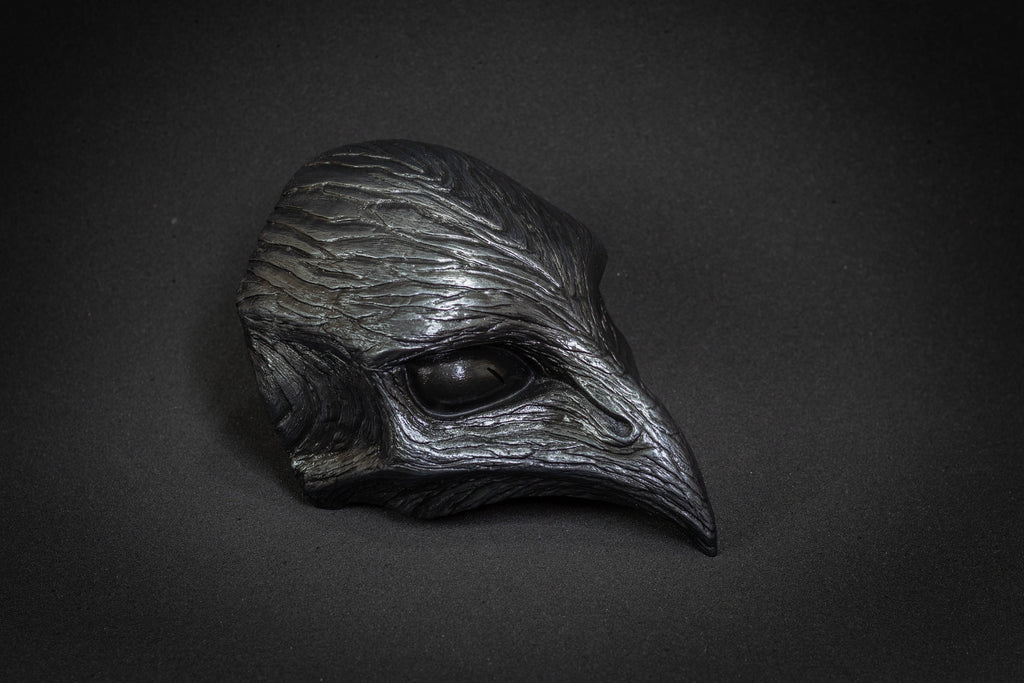 Bird mask halfmask metal shape
