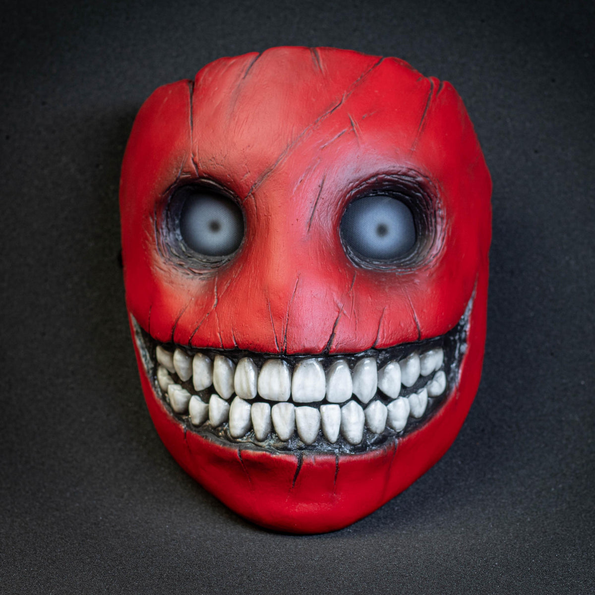 Creepy Smile Mask: Red Cosplay Halloween Mask